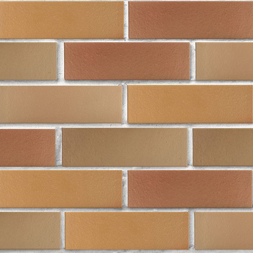 Кирпич ЛСР лицевой керамический пустотелый 1НФ пшеничный флэш гладкий