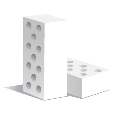 Кирпич силикатный полнотелый Novoblock Новоблок 2,1 НФ белый